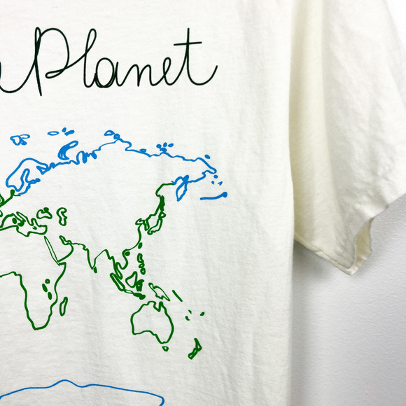 PS/LA Save the Planet NWT Short Sleeve White Tee - Picture 5 of 8